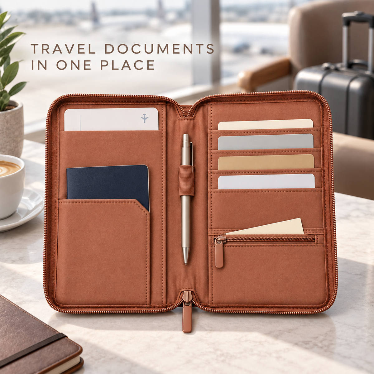 RouteDesk Fold-Open Document Folio