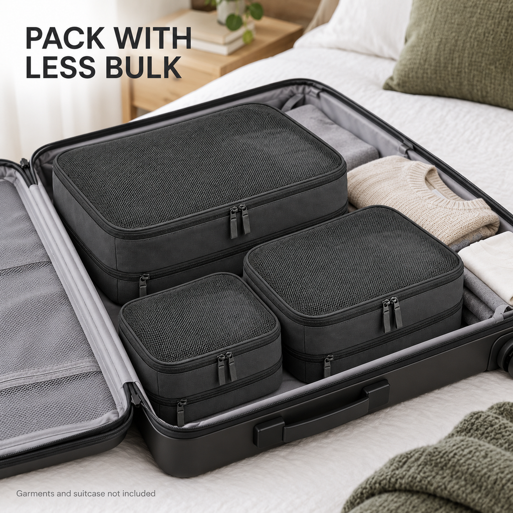 PackForm Dual-Zip Compression Cube Set
