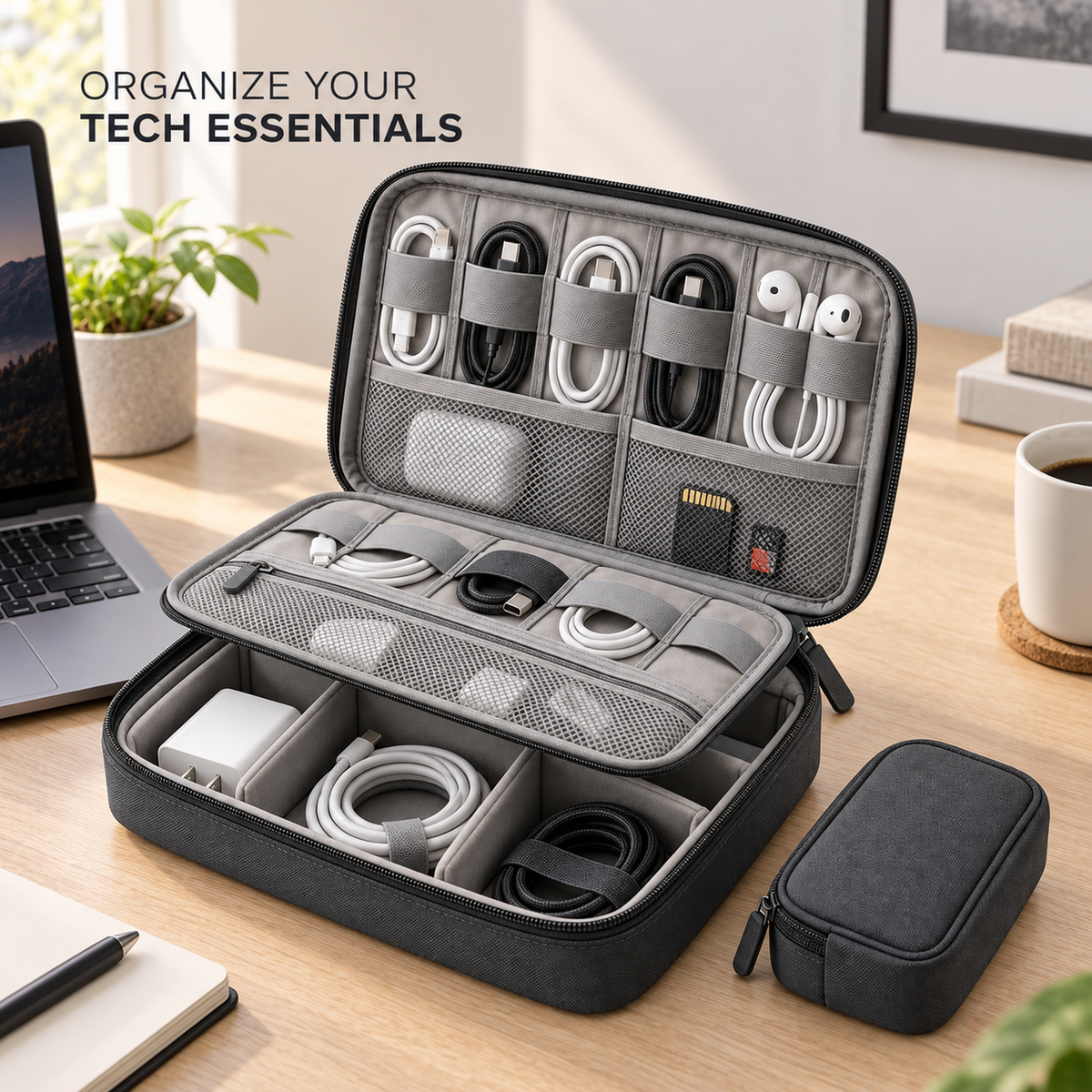 RouteDesk Layered Cable Organizer