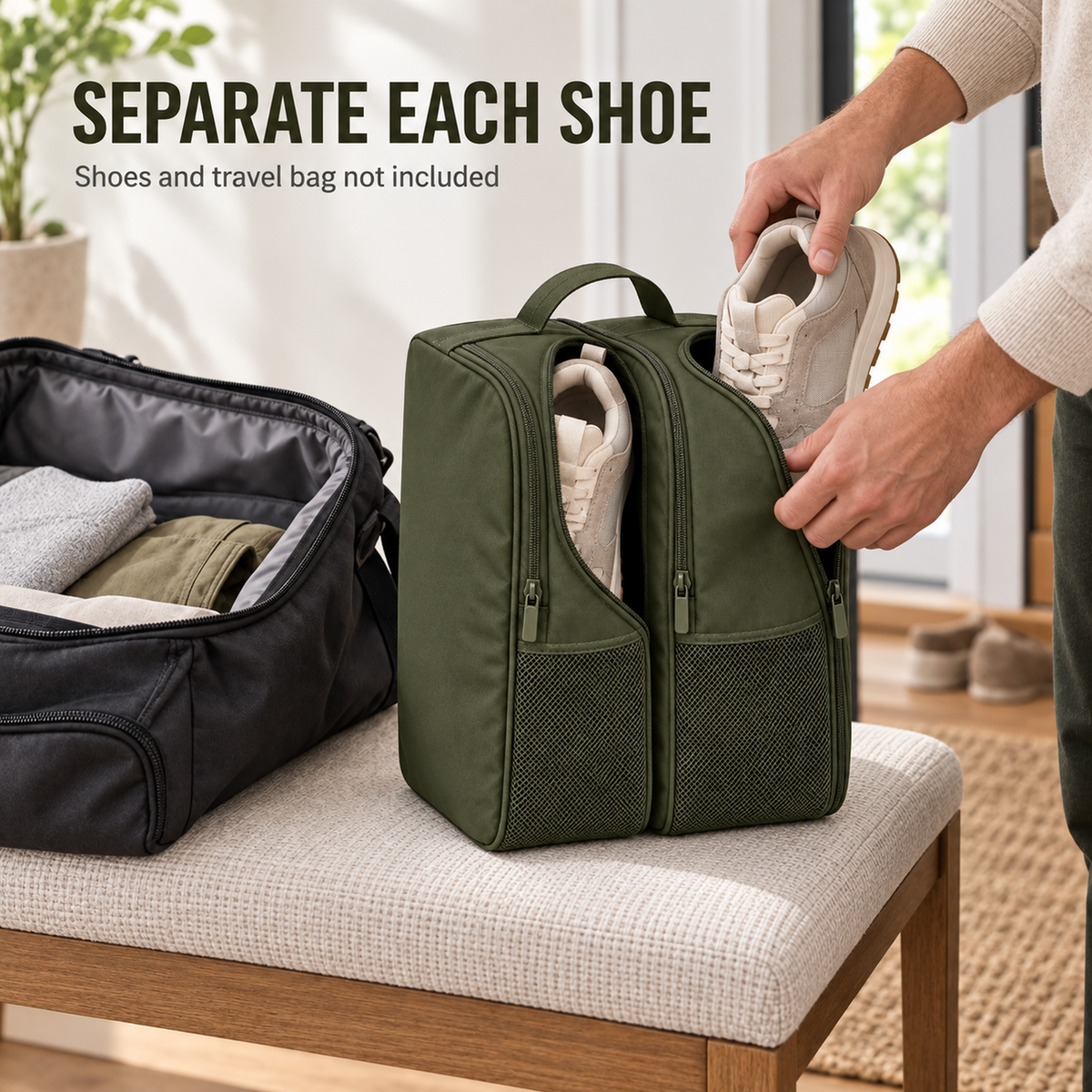 PackForm Split Shoe Case