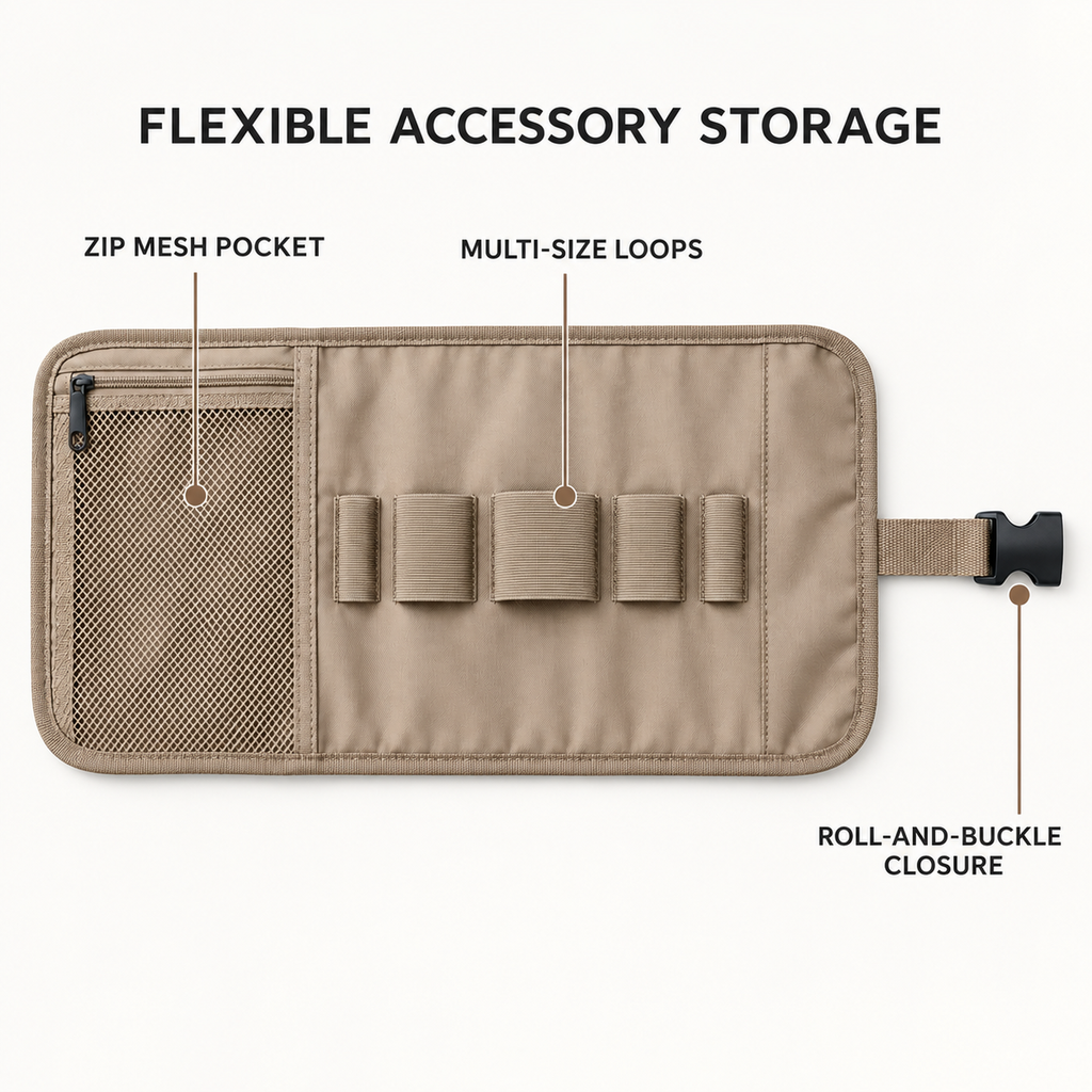 RouteDesk Roll-Up Accessory Wrap