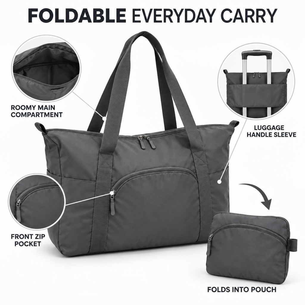 CarryArc Foldable Travel Tote