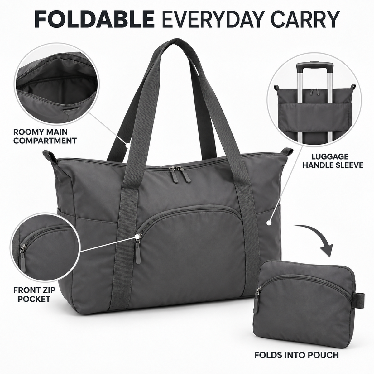 CarryArc Foldable Travel Tote