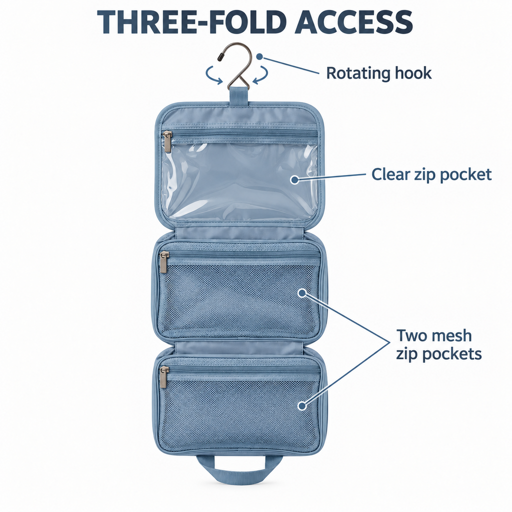 PackForm Hanging Toiletry Organizer