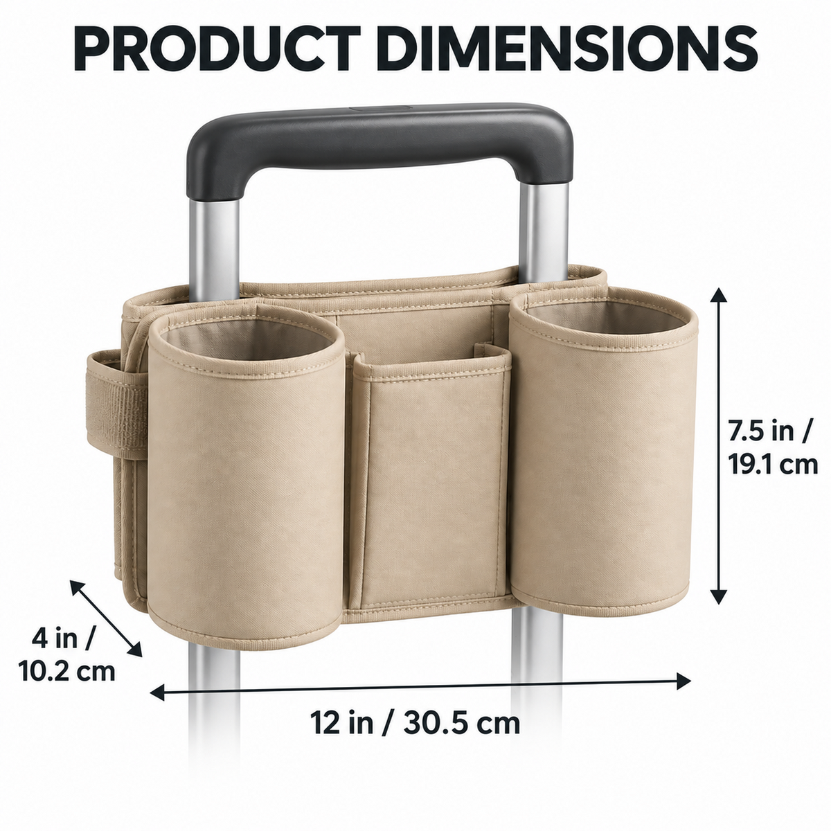 CarryArc Luggage Handle Caddy